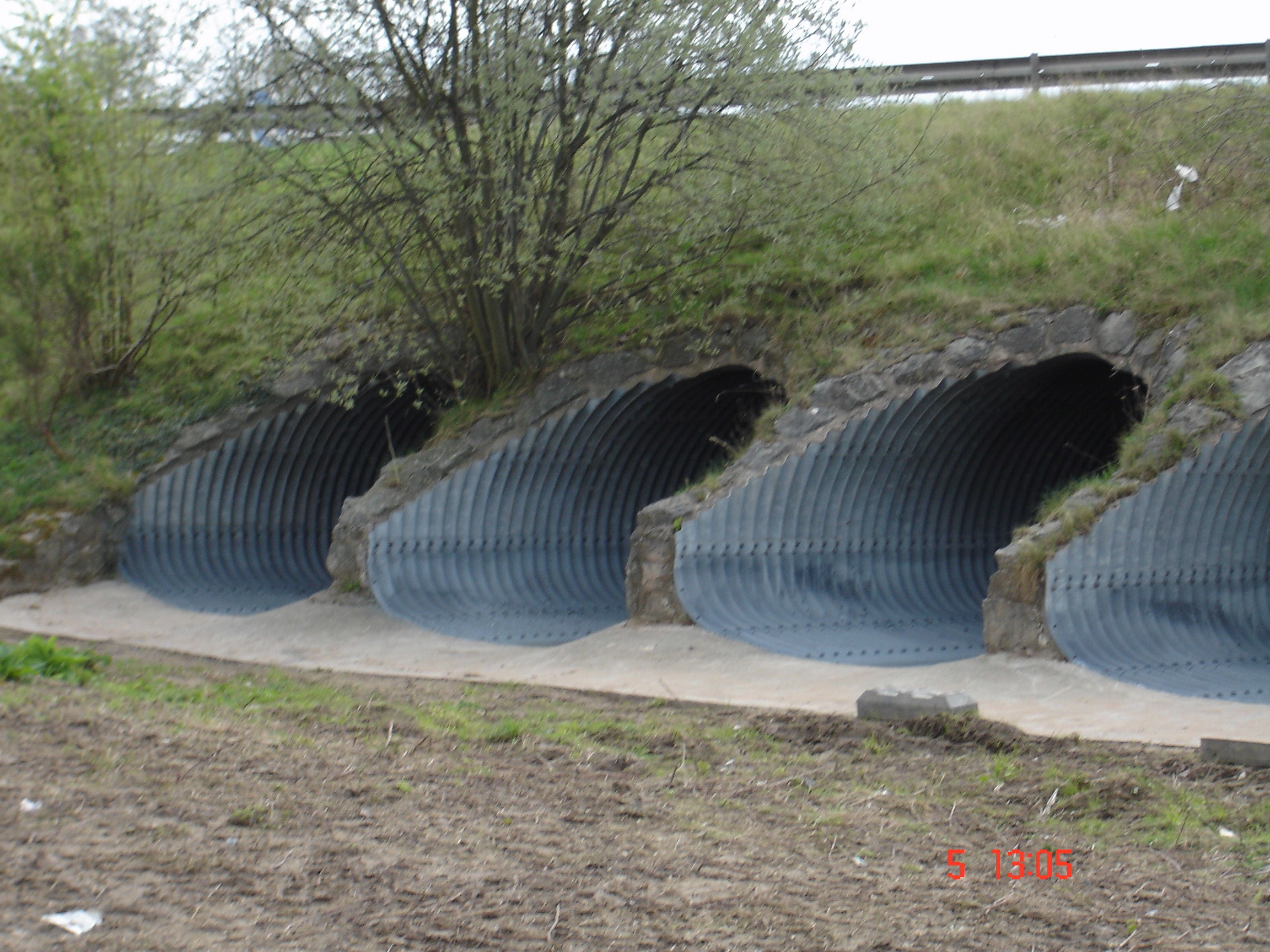 Culverts after zinganisation Culverts after zinganisation